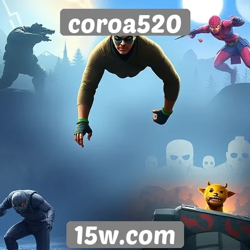 Comparação de jogos disponíveis no site coroa520